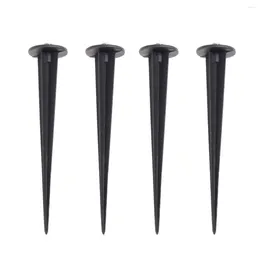 Garden Decorations 4pcs Practical Ground Spike Lawn Lamp Stakes Useful Landscape Lights Outdoor Patio Yard With M5 Screw