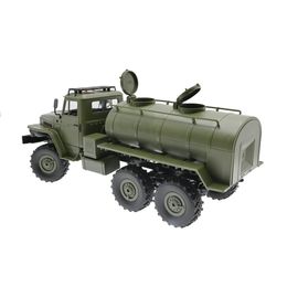 EBOYU 1096 WPL RC Truck Oil Tank Box + Trailer Chassis for WPL B14 B16 B24 B36 C24 C14 2.4G RC Crawler Military Truck