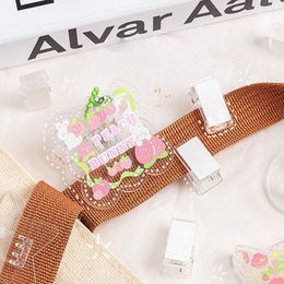 Transparent School Supplies Paper Folder Binder Office Accessories Binding Clips File Holder Clips Memo Clips Paper Fixed Clips