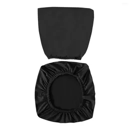 Chair Covers Solid Color Polyester Elastic Split Stretchy Seat Protective Case Gaming For El Canteen Office Party Supplies