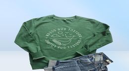 Protect Our Ocean Protect Our Future Sweatshirt Save Whale Slogan Women Clothing Cleanup Beach Jumper Casual Shirts Drop17379657