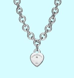 T Designer heart pendant Necklace bracelet stud earrings Women Luxury Brand Jewellery Classic Fashion 925 sterlling silver rose 9731924