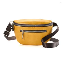 Waist Bags Fashion Fanny Packs For Women PU Leather Bag Ladies Belt Purse