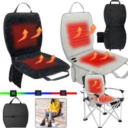 Carpets Camping Heated Seat Cushion Foldable Warm Chair Cover Single Sofa Energy Saving Electric USB Heating Pet