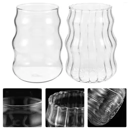 Wine Glasses Tableware Retro Drinking Household Water Cup Clear Cocktail Coffee Mugs