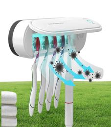 Toothbrush Sanitizer sterilizer UV holder household sterilization drying toothbrushes rack8264234