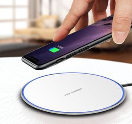 High Quality GY68 10W Fast Wireless Charger USB Cable Qi Quick Charging Pad For Samsung Galaxy S10 S20 S9 Note 10 iPhone 12 11 Pro4932149