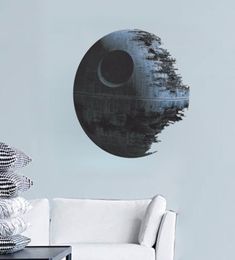 ZOOYOO War Death Star Art Wall Sticker Living Room Bedroom 3D Home Decor Sticker Detachable wall stickers for kids rooms6513694