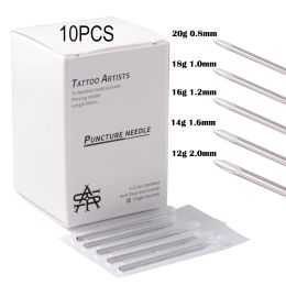 Supplies 10pcs Disposable Sterile Piercing Needles 12g20g Medical Grade Tattoo Supply Ear Nose Tongue Lip Navel Piercing Tools