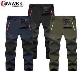 Waterproof Hiking Pants Men Softshell Fishing Camping Climb Ski tactical Trousers Summer Winter Breathable Outdoor Pant4368482