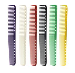 Japan Professional Salon Hair Cutting Comb6 PcsLot YS Durable Hairdresser Barbers Haircut Comb6 Colours Could Be Choose YS65824440