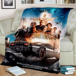 3D Printing HD 10 Fast & Furious X Blanket,Soft Throw Blanket for Home Bedroom Bed Sofa Picnic Travel Office Cover Blanket Kids