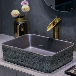 Vintage Ceramics Bathroom Sink American Country Outdoor Courtyard Countertop Basin For Household Bathroom Fixture Washbasin