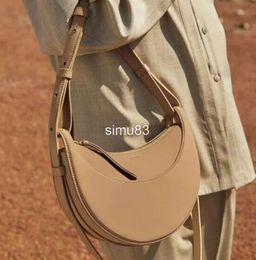 7a quality Small half moon tote Bags Luxury Genuine Leather handbag crossbody shoulder Underarm bags Womens mens Designer clutch bag