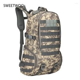 Backpack Oxford Men Camping Hiking Outdoor Bag Waterproof Tactical Military Camouflage 27L