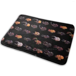 Carpets Rhino And Stag-Dark Mat Rug Carpet Anti-Slip Bedroom Entrance Door Beetle Stag Insect Invertebrate