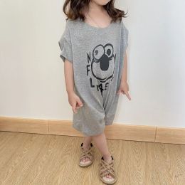 Shorts Summer Children'S Clothing Girls Baby Easy Put On And Take Off Loose Cartoon Printed Jumpsuit Shorts Girls Fashion Kids Outfit