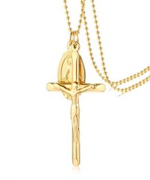 Virgin Mary Necklace in Stainless Steel Gold Medallion Necklace Religious Miraculous Jewelry4204593