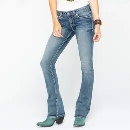 Women's Jeans 2024 Flare Autumn Fashion Woman Plus Size Denim Pants Jean Femme High Waist Full Length Slim Straight