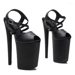 Dance Shoes Model Shows Wome Fashion 23CM/9inches PU Upper Platform Sexy High Heels Sandals Pole 018