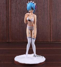 ReLife In A Different World From Zero Rem Underwear Ver 18 Scale PVC Re Zero Rem Figure Action Collectible Model Toy T2003215513129