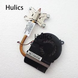 Pads Hulics Used Laptop Cooler For HP Pavilion G41000 G61000 G71000 G4 G6 G7 HeatSink FAN Cooling 643258001 646578001