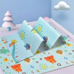 Carpets 2pcs 180cm X 160cm Foldable Cartoon Baby Play Mat Xpe Educational Kids Crawling Rug Toys