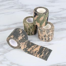 Elastic Wrap Tape Army Adhesive Outdoor Hunting Camouflage Stealth Tape Waterproof Wrap Durable Self Adhesive Elastic Bandage