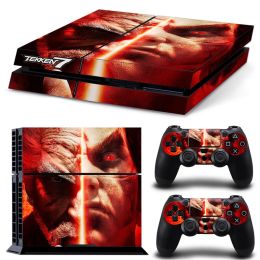 Stickers Tekken7 Vinyl Faceplate decal For Ps4 Console Controller accessories Skins For Ps4