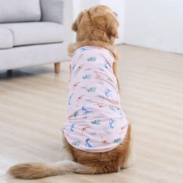 Dog Apparel Large Vest Off Wool Polyester Comfortable Breathable Fashion Printed Sleeveless Clothing Household Pet Supplies JJ559