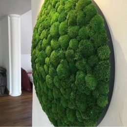 Artificial Moss Green Fake Plant DIY Micro Landscape Rockery Lawn Decoration Simulated Block Home Garden Wall 240412