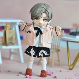 Ob11 Doll Cat Academy Set Shirt Clothes Dolls School Uniform For Molly Gsc Ymy P9 Body 1/12 Bjd Uf Doll