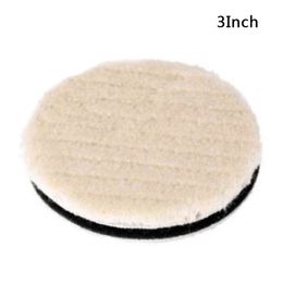 2-7Inch Wool Polishing Pad Buffing Pads Car Polisher Kits Japan Style Wool Finish Polishing Pad Heavy Cutting Polishing Disc