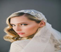 New Selling Real Picture Two Layer Juliet Cap Cut Edge Wedding Veil Fingertip Length White Ivorye Red Meidingqianna Brand All7490983