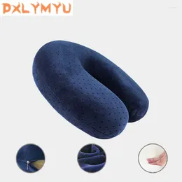 Pillow Wholesale U-shaped Slow Rebound Memory Cotton Small U Travel Office Aircraft Car Neck Cervical