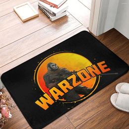 Carpets COD Airborne Division Shooting Game Kitchen Non-Slip Carpet Orange Flannel Mat Entrance Door Doormat Floor Decoration Rug