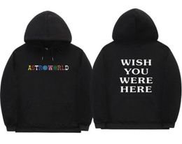 Designer Hoodies WISH YOU WERE HERE HOODIES fashion letter Fleece HOODIE streetwear Man woman Pullover Sweatshirt4215253