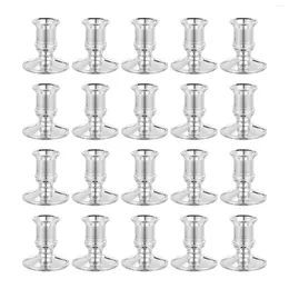 Candle Holders 20 Pcs Rustic Decorations Tea Creative Candleholder Fashion Decorate Plastic Candlestick Decorative Electronic