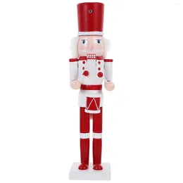 Decorative Figurines Christmas Holiday Nutcracker Decor Desktop Small Wooden Classical Wood Puppet