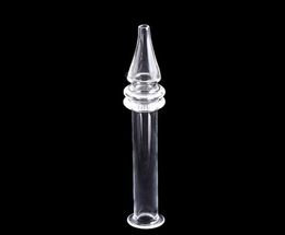 New 5 inches Quartz Dab Straw Portable Pen Style Dab Heat Fast Mini NC Clear Quartz Tips Dab Tube For Wax Smoking Rigs5788750