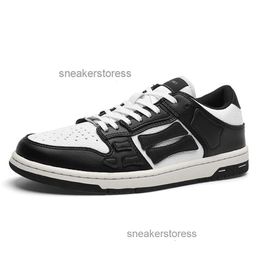 Grey Armyri Bone Designer Same Sneaker Shoes Chunky Top Low 2024 Black White Shoe Fashion Brand Mi Mens High Skel Top Casual Sports Board Men Women FTIA