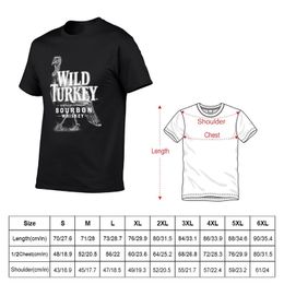 New Classic Retro_.Wild Turkey BW T-Shirt black t shirt graphic t shirts custom t shirts design your own mens clothing