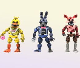 FNAF Games Five Nights at Freddy039s 14517cm Nightmare Freddy Chica Bonnie Funtime Foxy PVC Action Figures model dolls Toys 63848560