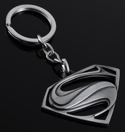 Whole Keychain Creative Gifts Superman Return Metal Keychain Car Advertising Key Ring Pendant 3 color2422395