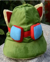 game League of Legends cosplay cap Hat Teemo hat Plush Cotton LOL plush toys Hats 9600417
