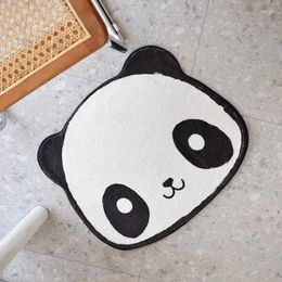 Carpets Cute Panda Bathroom Mat Door Bedroom Carpet Toilet Home Non-slip