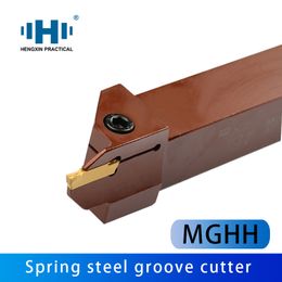 HENGXIN Grooving Turning Tools Holder MGHH 320-48 Carbide inserts Lather CNC Machine BarCutter Tool Cutting Tools Set