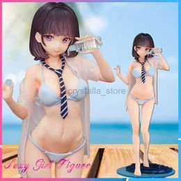 Comics Heroes Daiki Kougyou Original Mizu o Nomasete Kurenai Doukyuusei 1/7 PVC Sexy swimsuit Girl Figure Anime Model Toys Doll Gifts 240413