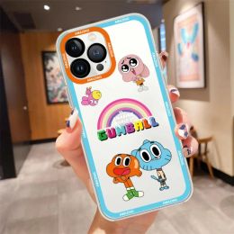 The A-Amazing W-World of G-Gumball Phone Case For iPhone 15 13 14 12 11 Pro Max X XR XS Max