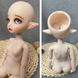 New Elf Doll Handmade DIY 30cm Doll 1/6 BJD Doll Whole Doll Joint Movable Doll Kids Girls Toy Gift (Open Head) Toys for Girls